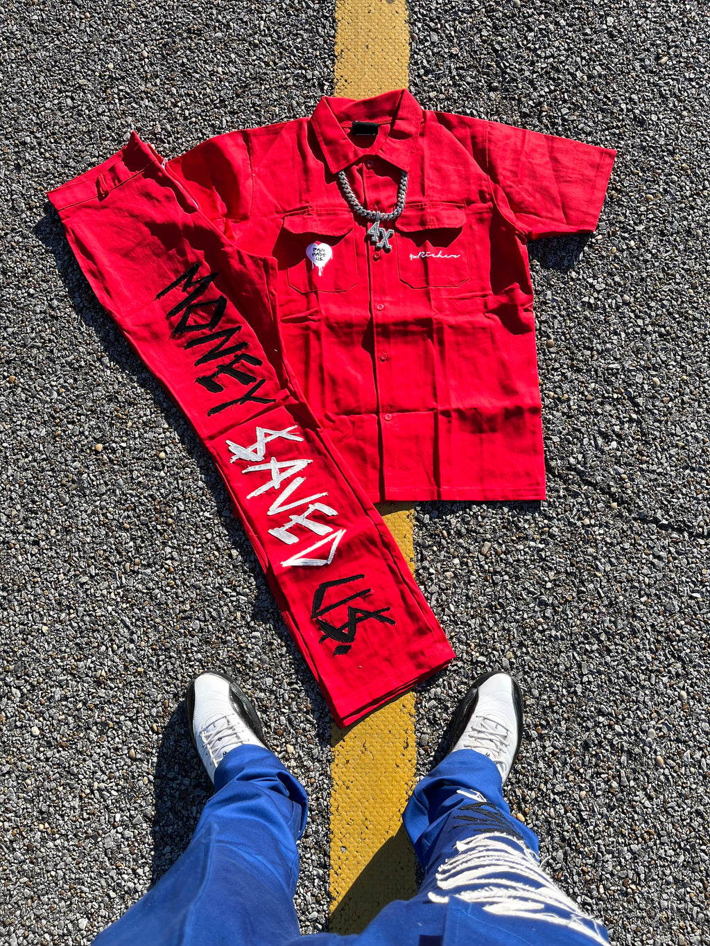 MONEY $AVED U$ (Red)