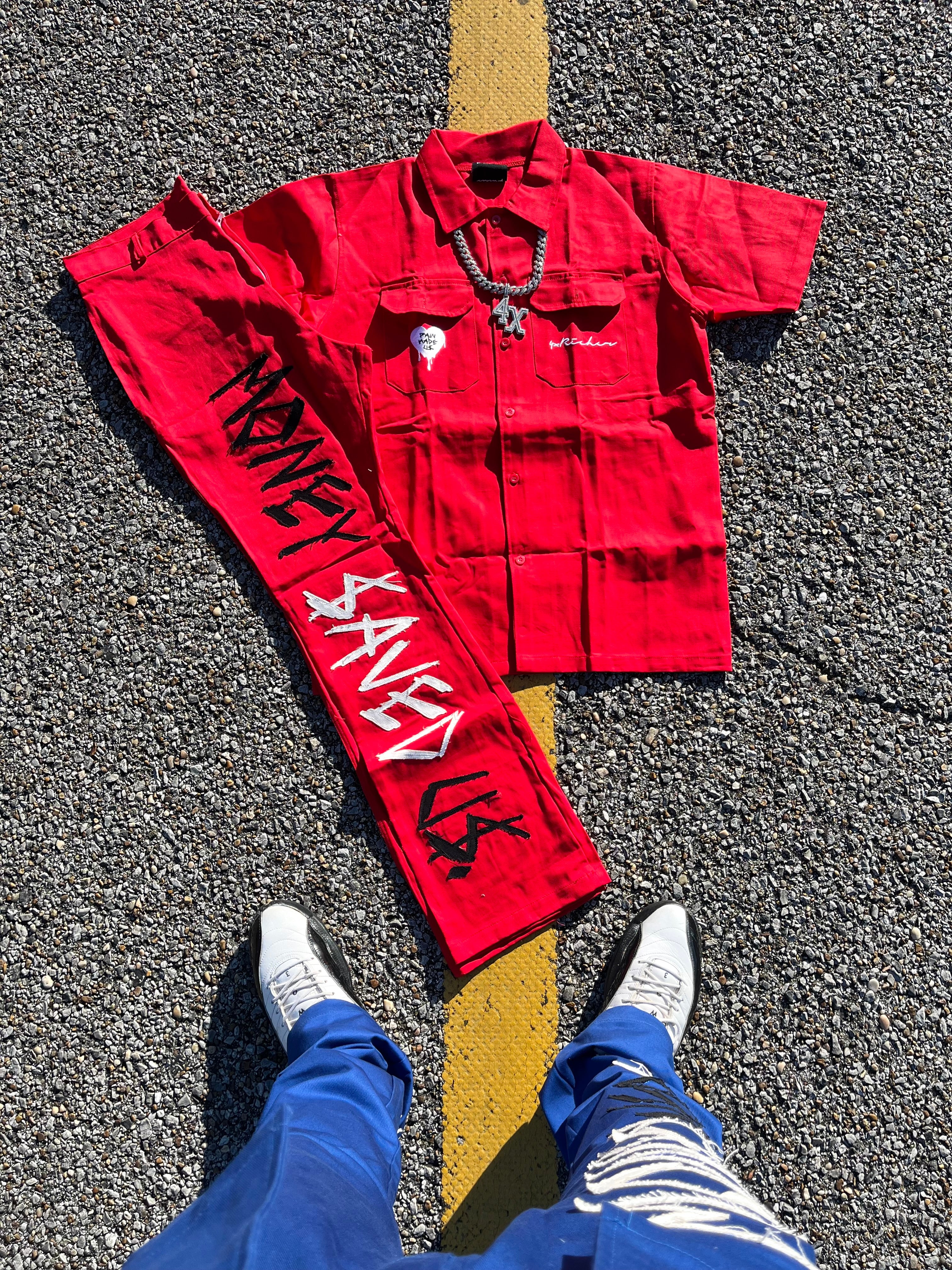 MONEY $AVED U$ (Red)